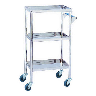 松吉医科器械 コンパクト器械台 キャスター50mm MY-1550A 1台 20-3960-02（直送品）