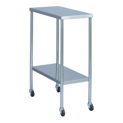 松吉医科器械 スリム器械台 2段 幅300mm MY-1553 1台 24-5060-02（直送品）