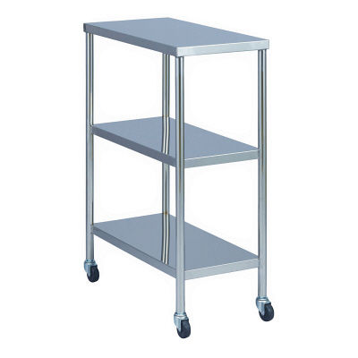 松吉医科器械 スリム器械台 3段 幅300mm MY-1556 1台 24-5061-02（直送品）