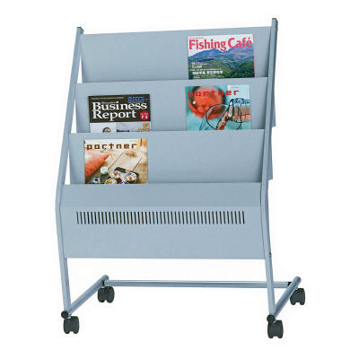 ナカキン マガジンスタンド 3列3段 NMS-330 1台 24-2718-00（直送品）