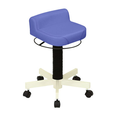 【軒先渡し】高田ベッド クランケチェア(キャスター付) ライトブルー TB-1113-01 1台 24-3212-00-06（直送品）