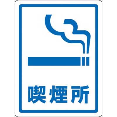 日本緑十字社 透明ステッカー 喫煙所 TM-7M 1セット 23-5551-04（直送品）