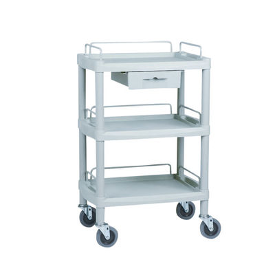 松吉医科器械 クラシックカート 3段引出付 1台 23-5303-00 560×385×835 キャスター付き　マツヨシカタログ（直送品）