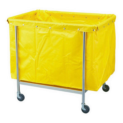 松吉医科器械 カラーランドリーカート 角型 幅900mm イエロー MY-LCSA 1台 24-2527-00-03（直送品）