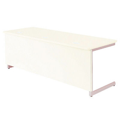 【軒先渡し】ニシキ工業 ドクターテーブル 幅1400×高さ640mm ピンク PS-1470L 1台 23-6899-01-03（直送品）