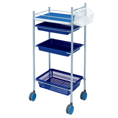 松吉医科器械 カラーアプリワゴン ブルー SN-AP001 1台 23-3400-00-06　マツヨシカタログ（直送品）