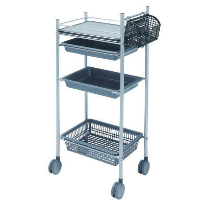 松吉医科器械 カラーアプリワゴン グレー SN-AP001 1台 23-3400-00-07　マツヨシカタログ（直送品）