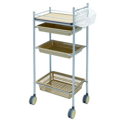 松吉医科器械 カラーアプリワゴン ナチュラル SN-AP001 1台 23-3400-00-08　マツヨシカタログ（直送品）