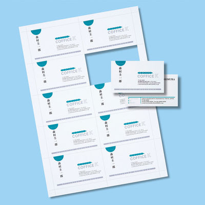 サンワサプライ マルチタイプ名刺カード・厚手 JP-MCM07N 1冊（直送品）