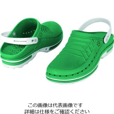 WALKEMORE WOCK CLOG グリーン 26.0~27.0 オートクレーブ対応134°C 10004368-4142 1足（直送品）