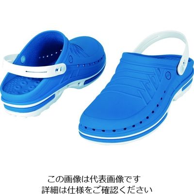 WALKEMORE WOCK CLOG ブルー 27.5~28.5 オートクレーブ対応134°C 10004370-4344 1足（直送品）