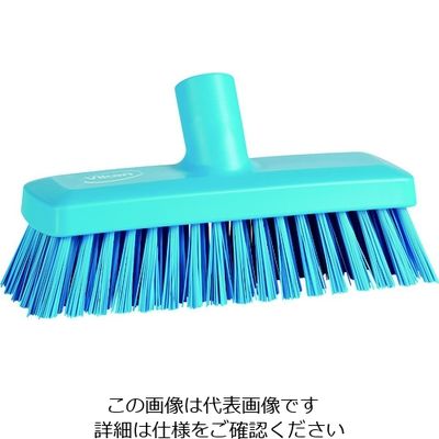 ヴァイカン Vikan デッキブラシ 7042 ブルー 70423 1個 206-9537（直送品）