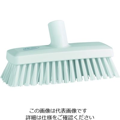 ヴァイカン Vikan デッキブラシ 7042 ホワイト 70425 1個 206-9539（直送品）