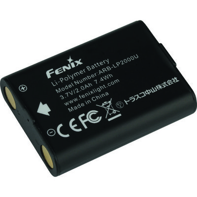 Fenix LED懐中電灯(充電式) リチウムイオン専用充電電池 ARBーLPー2000U 外径37×全長51mm 1個 206-3421（直送品）