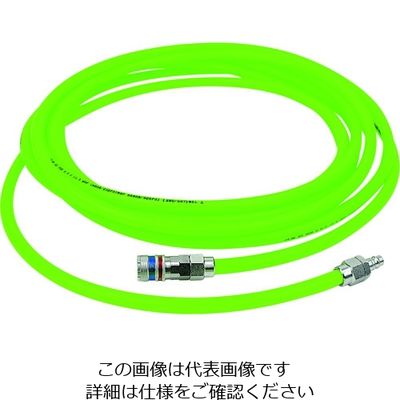 セインジャパン CEJN ストレートホースキット ネオングリーン eSafeカップリング付 11x16 20M 19-958-9023 1個（直送品）