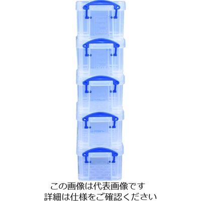 RUP 収納ケース 0.14L スモーク 5個セット 0.14TSMK-PK5 1セット(5個)（直送品）