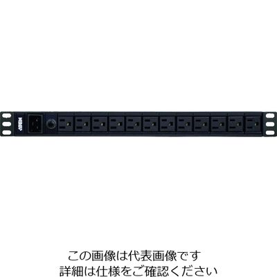ATEN 電源タップ 12ポート ベーシックPDU 20A(最大) NEMA5ー20R×12口 省スペースタイプ PE0212A 1台（直送品）