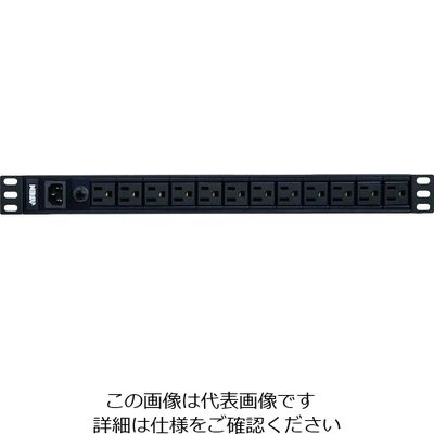 ATEN 12ポート ベーシックPDU 15A(最大) NEMA5ー15R x 12口 省スペースタイプ PE0112A 1台（直送品）