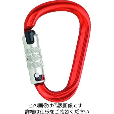 ALPIN カラビナ HMS ROUND 3点オートロック 線径14.0mmX114 赤 KR35B3-R-ID 1個（直送品）