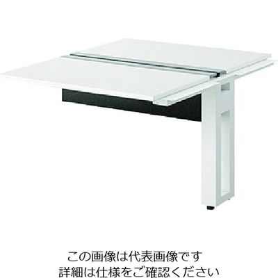 ナイキ NAIKI ベンチデスク MF1014R-WH 1台 217-7043（直送品）