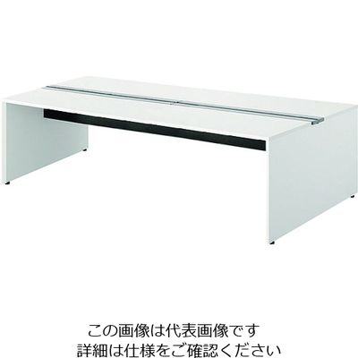 ナイキ NAIKI ベンチデスク MF2414K-WH 1台 217-5208（直送品）