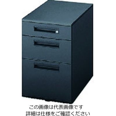 ナイキ NAIKI ワゴン(3段) XE046XC-B 1台 217-6723（直送品）