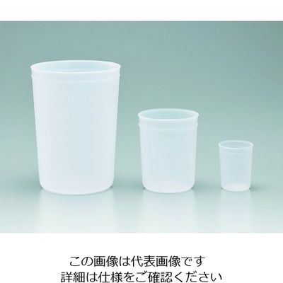 サンプラテック サンプラ バイオプラPEディスカップ 2L(100個入) 31033C 1ケース(100個) 207-1102（直送品）