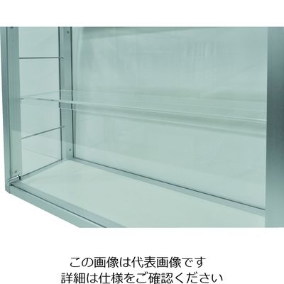 ハヤノ産業 ハヤノ 組立式ショーケース Mirei用追加棚 2段分 M6020-2 1セット(2枚) 201-4310（直送品）