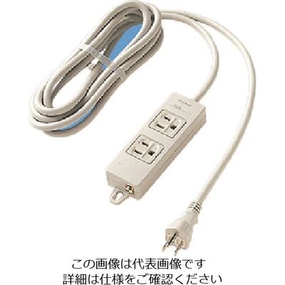 パナソニック Panasonic OAタップ(接地15A形)(3Mコード)(2コ口)(グレー) WCH2332H 1台 144-5214（直送品）
