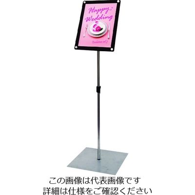 常磐精工 TOKISEI パネルスタンド インフォメーションアクリルスタンド150 A4縦ブラック INFA150A4TB 1台（直送品）
