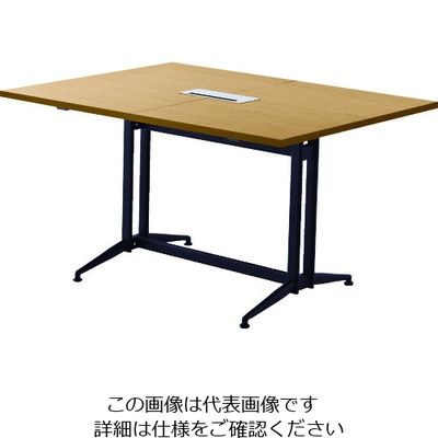 トラスコ中山 TRUSCO T字脚大会議テーブル 基本 W1300×D1000×H720 ナチュラル TMT1310-NA 1台（直送品）