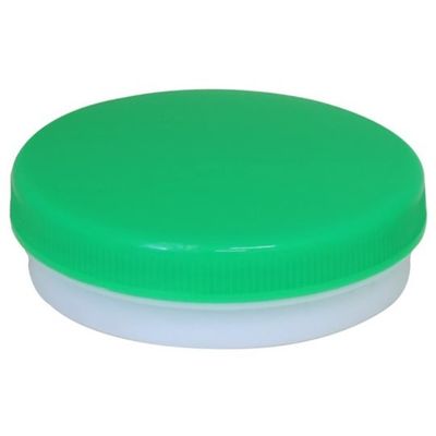 シントー化学 平型軟膏壺 Dー5 緑 50個入 67-9230-69 1箱(50個)（直送品）