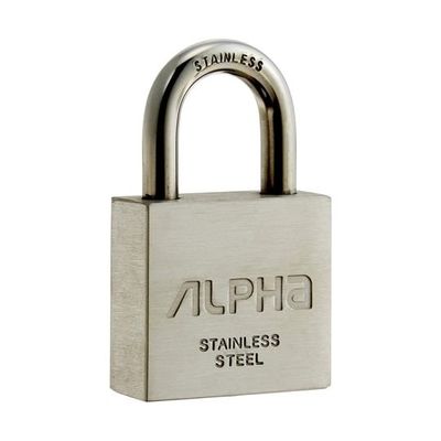 アルファ ステンレス南京錠(カギ違い) No.N2740-50 KD 1セット 68-5103-31（直送品）