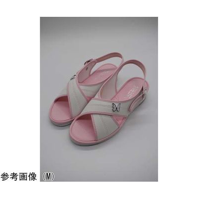 山一 消臭クロスサンダル ピンク LL 7602PKLL 1足 68-0793-28（直送品）