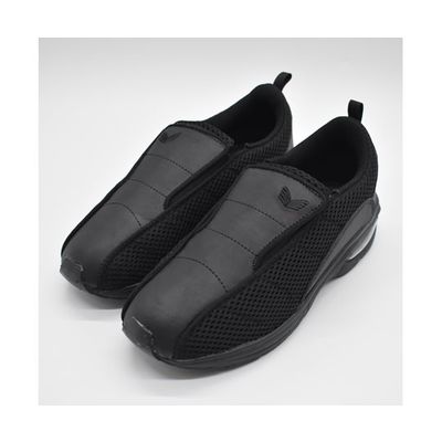 山一 消臭クッションインソール スリッポンシューズ ブラック 24.5cm 81BK245 1足 68-0512-16（直送品）