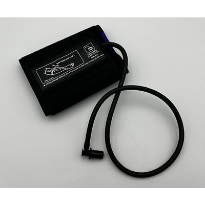 明成 CHUC558電子血圧計用交換用カフ ブラック 大口径カフコネクタ SCN-011D 1セット 68-5565-45（直送品）