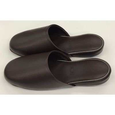ティティメディカル 抗菌スタンダートスリッパ ブラウン フリー 65-1861-43 1足（直送品）