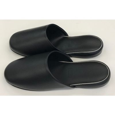 ティティメディカル 抗菌スタンダートスリッパ ブラック フリー 65-1861-45 1足（直送品）