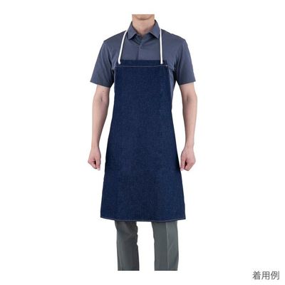 アズワン アズツールデニム胸付前掛け ポケット無 4-6810-02 1枚（直送品）