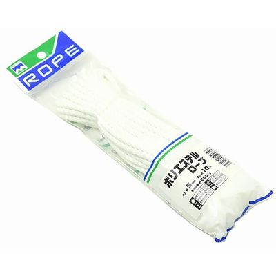 丸三産業 BMSポリエステルロープ 5mm×10m 60020051 1巻 64-9608-10（直送品）