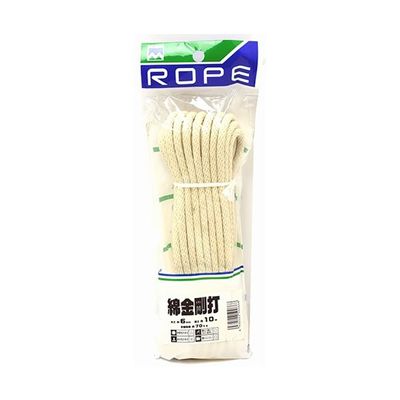 丸三産業 BMS綿金剛ロープ 6mm×10m 60020048 1巻 64-9609-76（直送品）