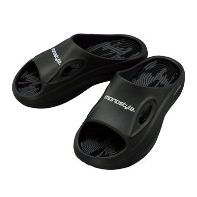 ケイワーク EVAシャワーサンダル ブラック L MS-2-BK-L 1足 68-5747-71（直送品）