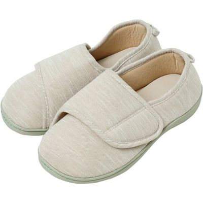 小野商事 介護シューズ マジックテープタイプ ベージュ S WS8002 1足 67-3074-03（直送品）