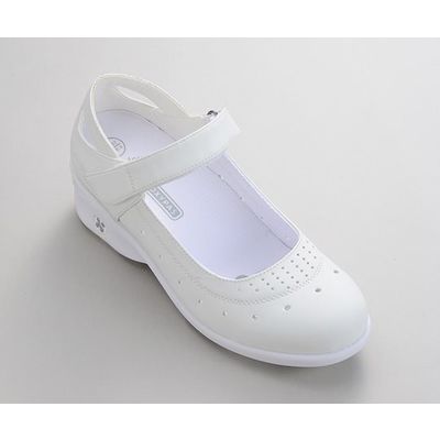 【ナースシューズ/靴】Cortina オキシパス オリーブ ホワイト 38インチ／25.0cm OX3012 1足（直送品）