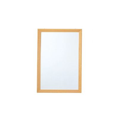 小野シャンブル (木製)広面取木枠ミラー 900×600mm No.340 1台 68-5753-73（直送品）