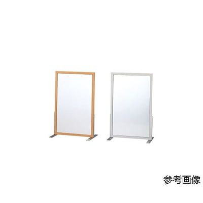 小野シャンブル スタンドミラー 560×360×250mm ホワイト CK-15 1台 68-5754-01（直送品）