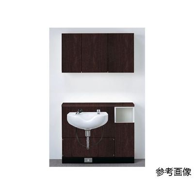 小野シャンブル 上部 タオル収納ケース ダークブラウン C-95 1台 68-5754-12（直送品）