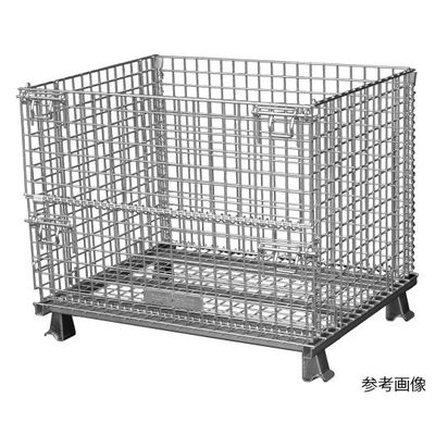 サンキン パレット コイルタイプ 1000×800×850mm(金網ピッチ50×50mm) 1255SC3 1台 62-8141-89（直送品）