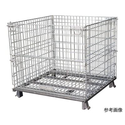 サンキン パレット コイルタイプ 1500×1100×1100mm(金網ピッチ50×100mm) 1255SCS6 1台（直送品）