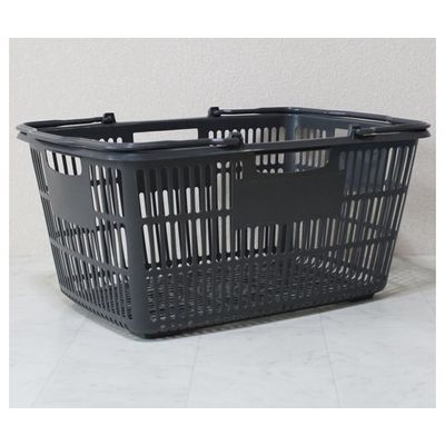 大和産業 買い物かご ダークグレー 5個入 SB-33 1セット(5個) 65-5552-74（直送品）